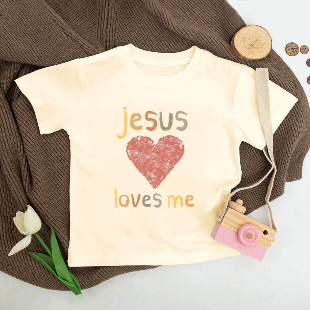 "Jesus Loves Me" Retro Baby/ Kids Shirt