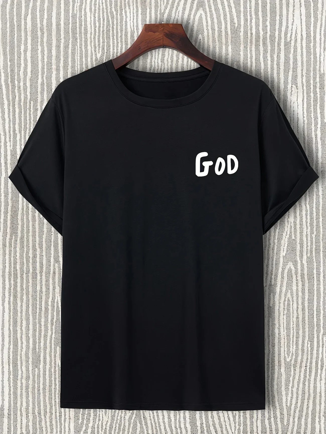 Christian God Printed T-shirts for Men High Quality 100% Cotton O-neck Short Sleeve Tops Spring Summer Daily Casual Fashion Tees