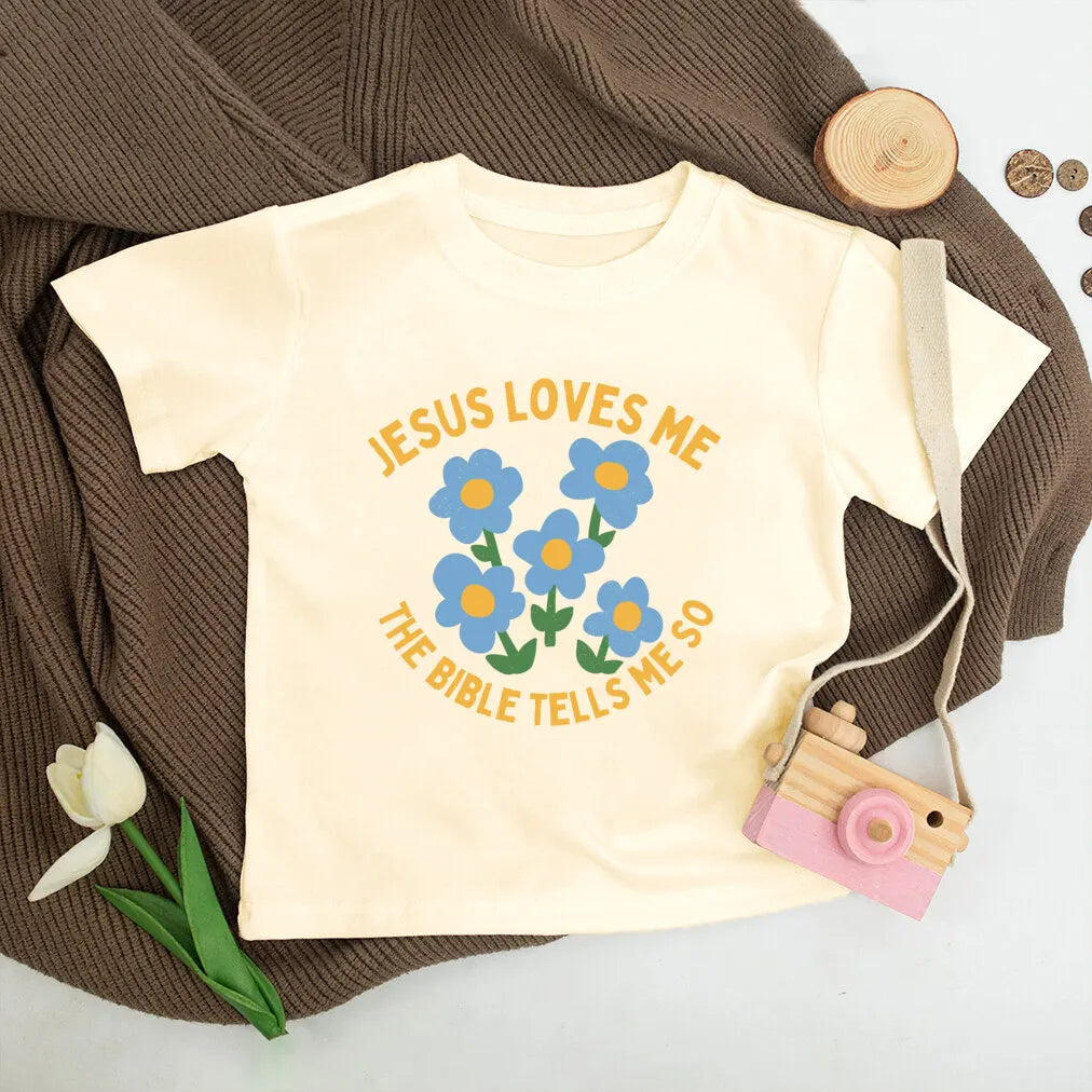 "Jesus Loves Me" Retro Baby/ Kids Shirt