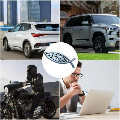 "Jesus Fish" Car Emblem